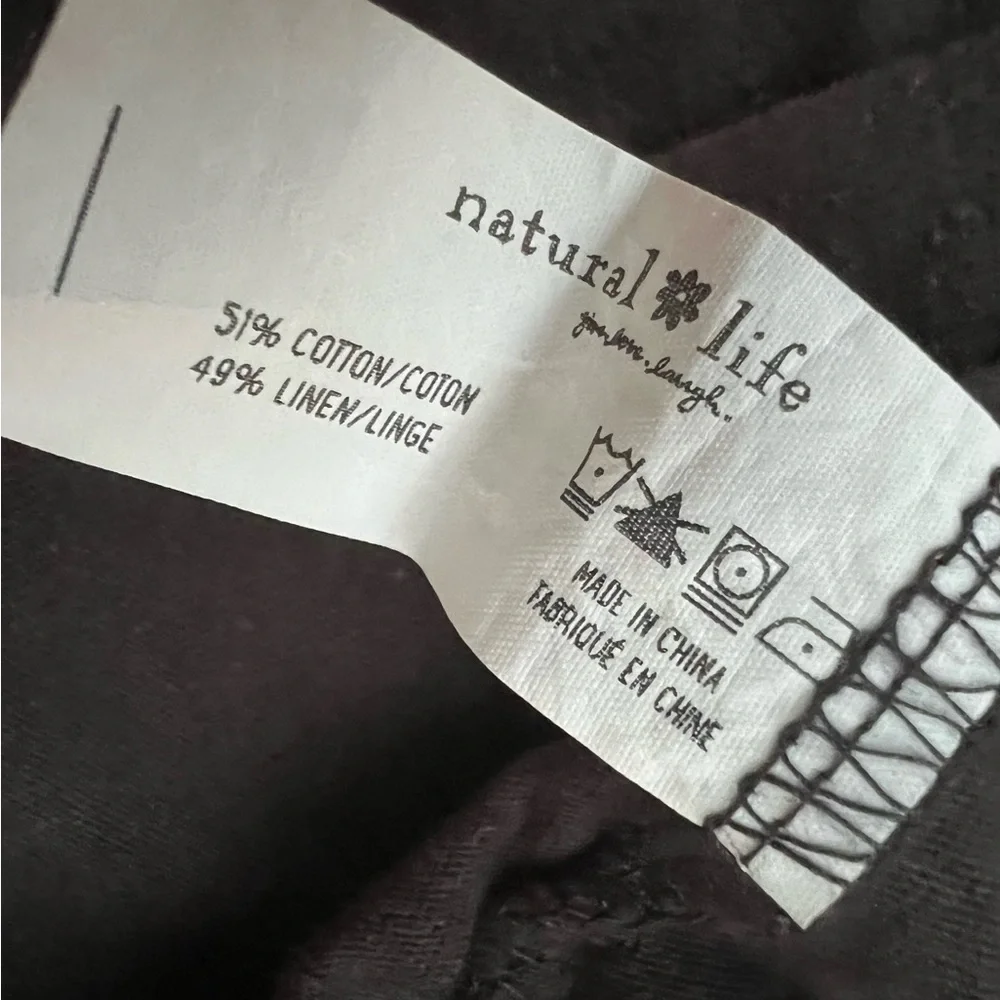Natural Life linen tee shirt new with tag